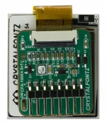 200x200 ePaper display module, showing adapter board connection and placement.