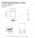 CFAP200200A50154 Mechanical Drawing