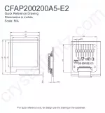 CFAP200200A5E2 Mechanical Drawing
