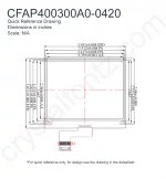 CFAP400300A00420 Mechanical Drawing CFAP400300A00420 Mechanical Drawing