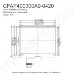 CFAP400300A00420 Mechanical Drawing CFAP400300A00420 Mechanical Drawing