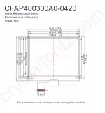 CFAP400300A00420 Mechanical Drawing