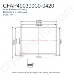CFAP400300C00420 Mechanical Drawing