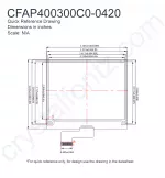 CFAP400300C00420 Mechanical Drawing