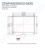 CFAP400300C00420 Mechanical Drawing