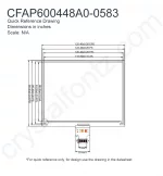 CFAP600448A00583 Mechanical Drawing