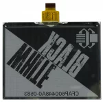 5.83 inch epaper display module in black and white. Back view