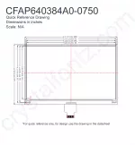 CFAP640384A00750 Mechanical Drawing