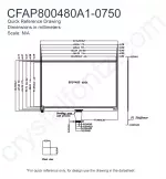 CFAP800480A10750 Mechanical Drawing