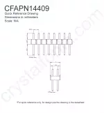 CFAPN14409 Mechanical Drawing CFAPN14409 Mechanical Drawing