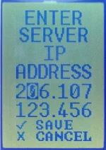 The display can be used in portrait mode.