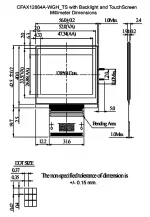 CFAX12864CWGHTS Mechanical Drawing CFAX12864CWGHTS Mechanical Drawing
