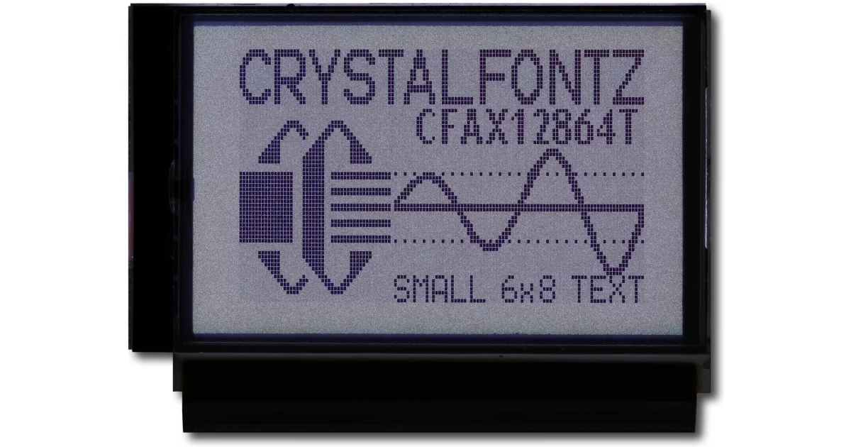[EOL] Novatek NT7534 128x64 Graphic LCD from Crystalfontz