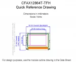 CFAX12864TTFH Mechanical Drawing