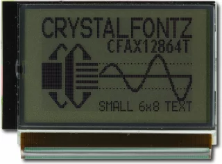 Novatek 128x64 Graphic SPI LCD (CFAX12864T-WFH)