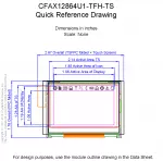 CFAX12864U1TFHTS Mechanical Drawing CFAX12864U1TFHTS Mechanical Drawing