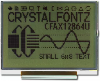 128x64 SPI Graphic LCD (CFAX12864U1-WFH)