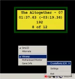 CrystalControl places an icon in the system tray that allows you to easily access its settings when it is running.