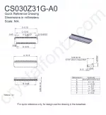CS030Z31GA0 Mechanical Drawing