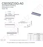 CS030Z33GA0 Mechanical Drawing