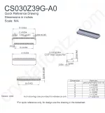CS030Z39GA0 Mechanical Drawing