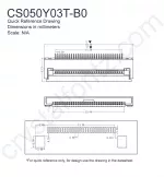 CS050Y30TB0 Mechanical Drawing