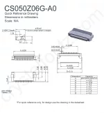 CS050Z06GA0 Mechanical Drawing