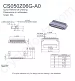 CS050Z06GA0 Mechanical Drawing