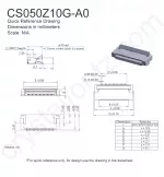 CS050Z10GA0 Mechanical Drawing