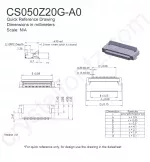 CS050Z20GA0 Mechanical Drawing