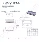 CS050Z30GA0 Mechanical Drawing