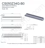 CS050Z34GB0 Mechanical Drawing