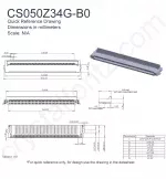 CS050Z34GB0 Mechanical Drawing