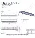 CS050Z40GB0 Mechanical Drawing
