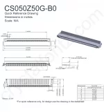 CS050Z50GB0 Mechanical Drawing