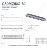CS050Z50GB0 Mechanical Drawing