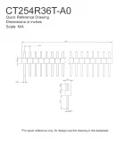CT254R36TA0 Mechanical Drawing