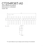 CT254R36TA0 Mechanical Drawing
