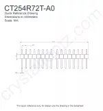 CT254R72TA0 Mechanical Drawing CT254R72TA0 Mechanical Drawing