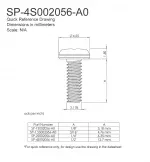 SP4S002056A0BOX100 Mechanical Drawing