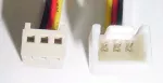 This is a close-up of the ends of the WRFANX01 cable.