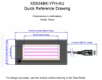 XE634BKTMCKU Mechanical Drawing