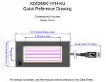 XE634BKYMCKU Mechanical Drawing