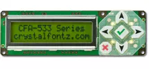 16x2 Character LCD Module CFA533-YYH-KU