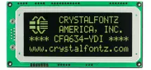 Dark 20x4 Character USB LCD Module CFA634-YDI-KU