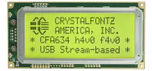 20x4 Character Display LCD CFA634-YFH-KU
