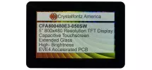 800x480 5 Inch EVE Touchscreen TFT Display CFA800480E3-050SW 800x480 5 Inch EVE Touchscreen TFT Display CFA800480E3-050SW
