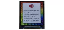 1.3" 240x240 Full-Color LCD Display on Adapter Board CFAF240240A4-013TN-E1