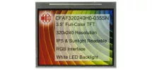 3.5" 320x240 IPS Sunlight Readable TFT Display CFAF320240H0-035SN