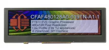 480x128 3.9" Bar-Type EVE Display CFAF480128A0-039TN-A1-1